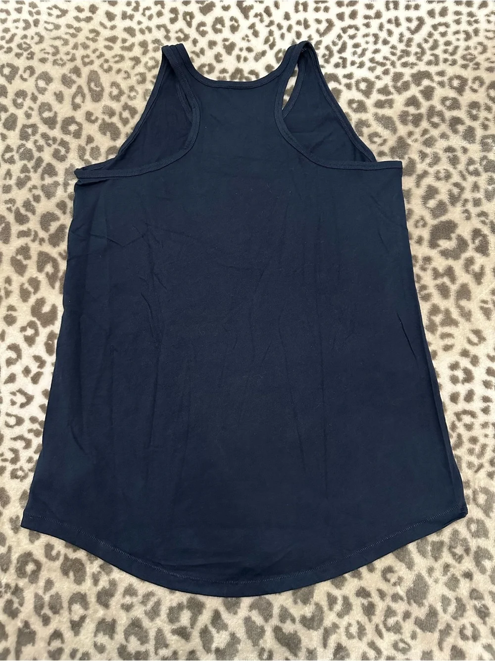 Old Navy Graphic Flag Racerback Tank Peace USA Blue Size XXL 16 Live Free 2018